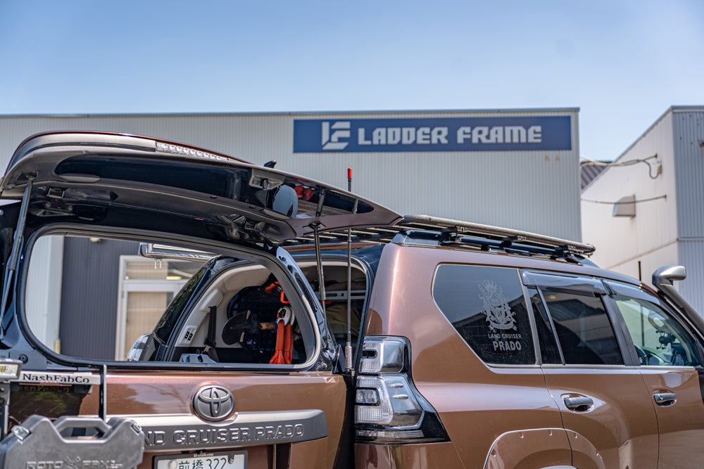 LADDER FRAME製　フラッグポール　フラッグポールステー150プラド用 LADDER FRAME製 フラッグポール フラッグポールステー150プラド用 楽天