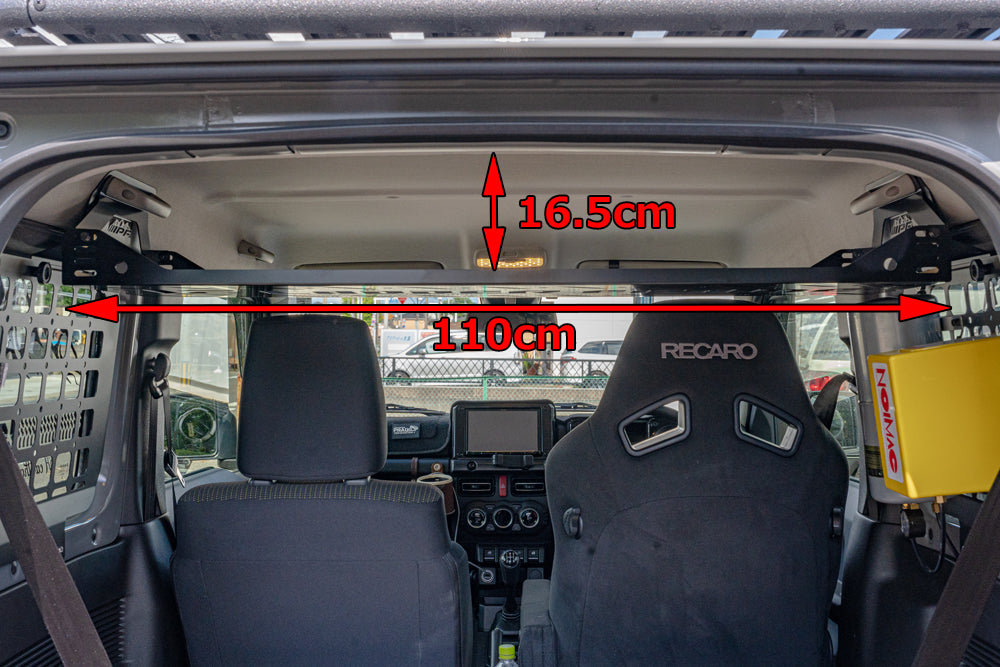 ジムニー リアラック 車内用ラック 収納用 日本製