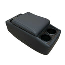 [Resale Rankle 70 Exclusive] Armrest Console Box with Drink Holder Black x Gray Leather Wood Style Land Cruiser 70 GDJ76W Center Armrest Custom Parts