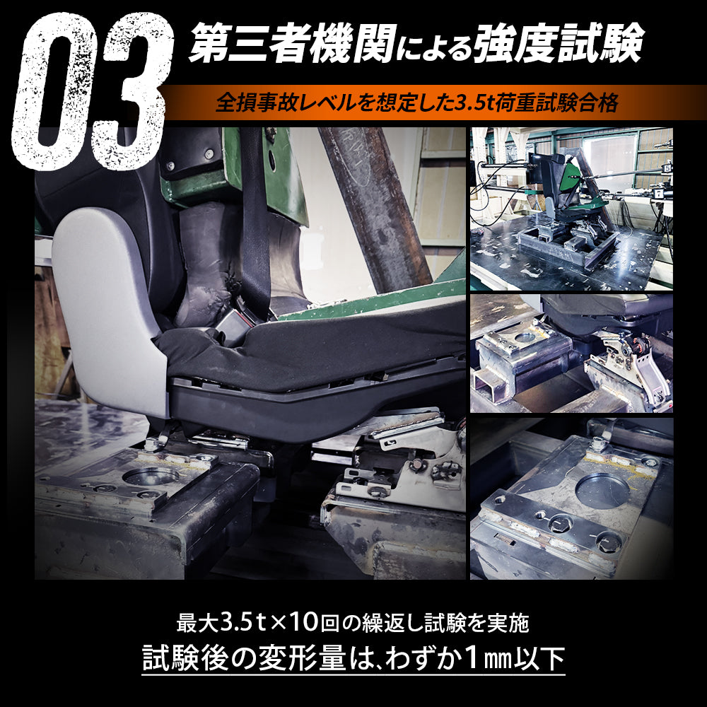 ランドクルーザー70 GDJ76W リアシート後方移動キット 後部座席移設