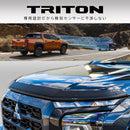 【みんカラ大賞受賞】トライトン バグガード 艶消し黒 LC2T 三菱 TRITON パーツ 虫除け オーストラリア製